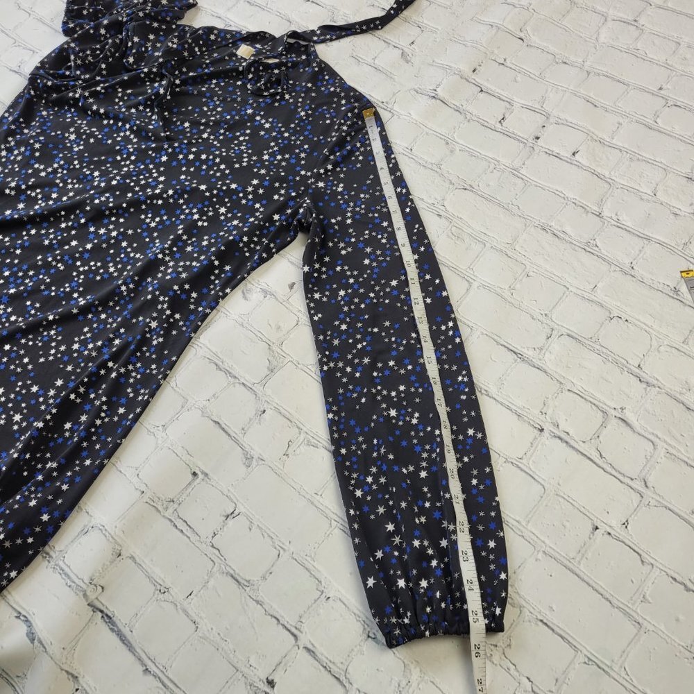 ✅ MICHAEL Michael Kors Womens Plus Metallic Star Print Party Dress size L - Picture 10 of 14